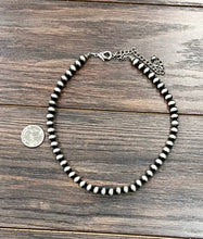 Load image into Gallery viewer, 8mm Navajo Bead Necklace
