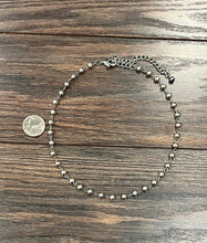 Load image into Gallery viewer, 6mm Handmade Silver Navajo Bead Necklace
