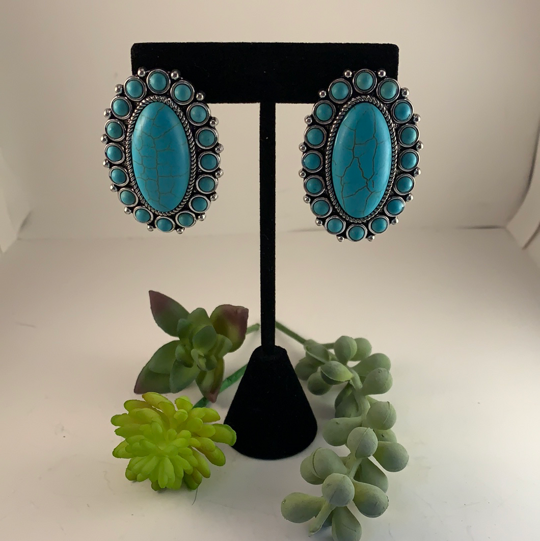 Turquoise Stud Earrings