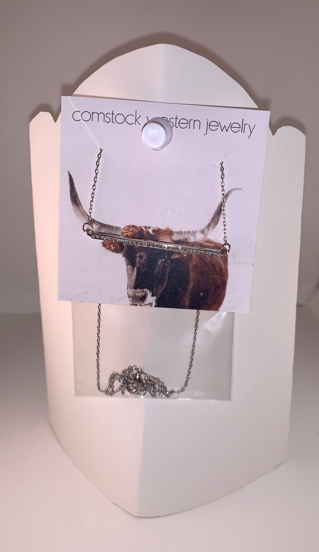 Diamond Bar Necklace