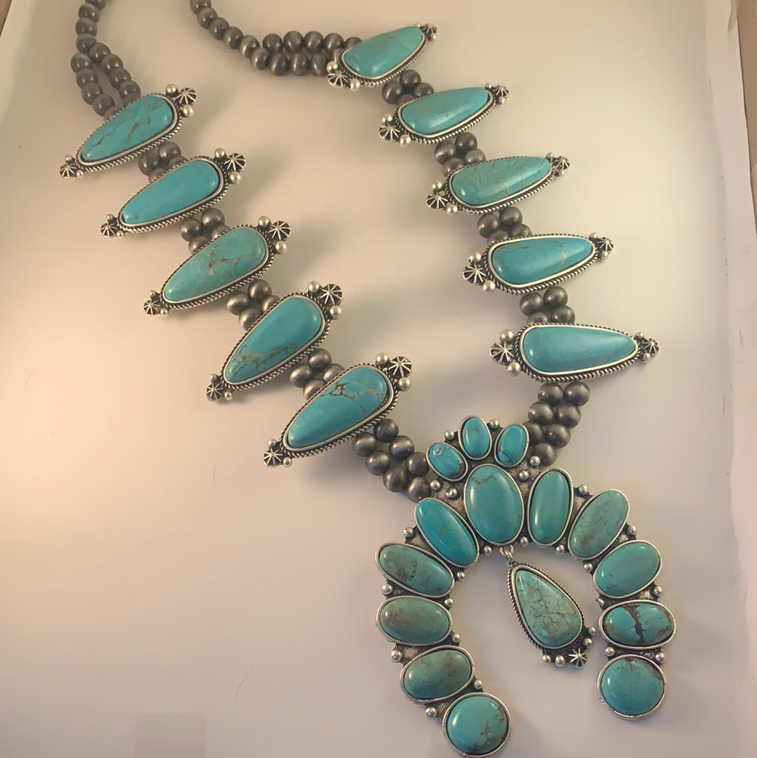 Natural Stone Squash Necklace