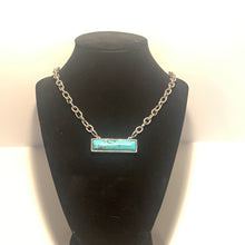 Load image into Gallery viewer, Chain Turquoise Necklace
