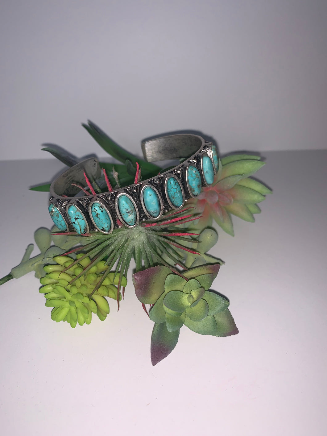 Natural Stone Turquoise Bracelet