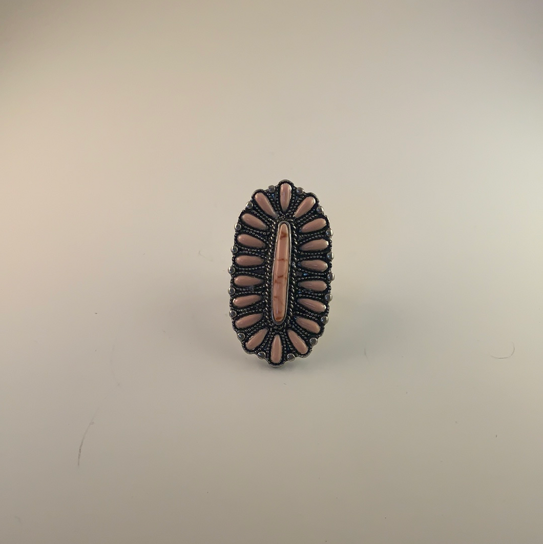 Pink Stone Ring