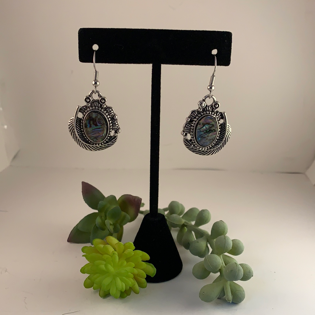 Iridescent Stone Earring