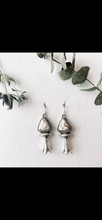Load image into Gallery viewer, Triangle Turquoise Earring
