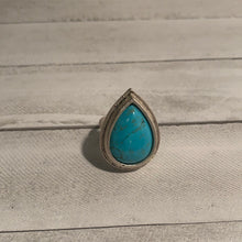 Load image into Gallery viewer, Teardrop Natural Stone Ring
