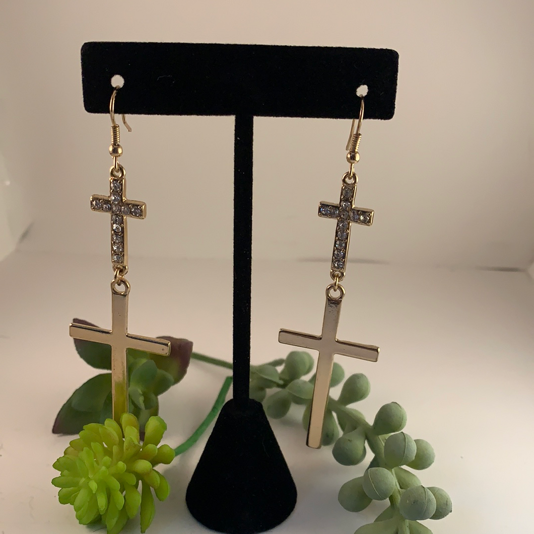 Cross Earring
