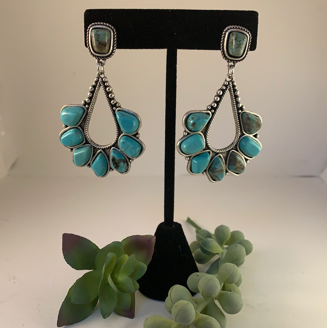 Natural Stone Earring