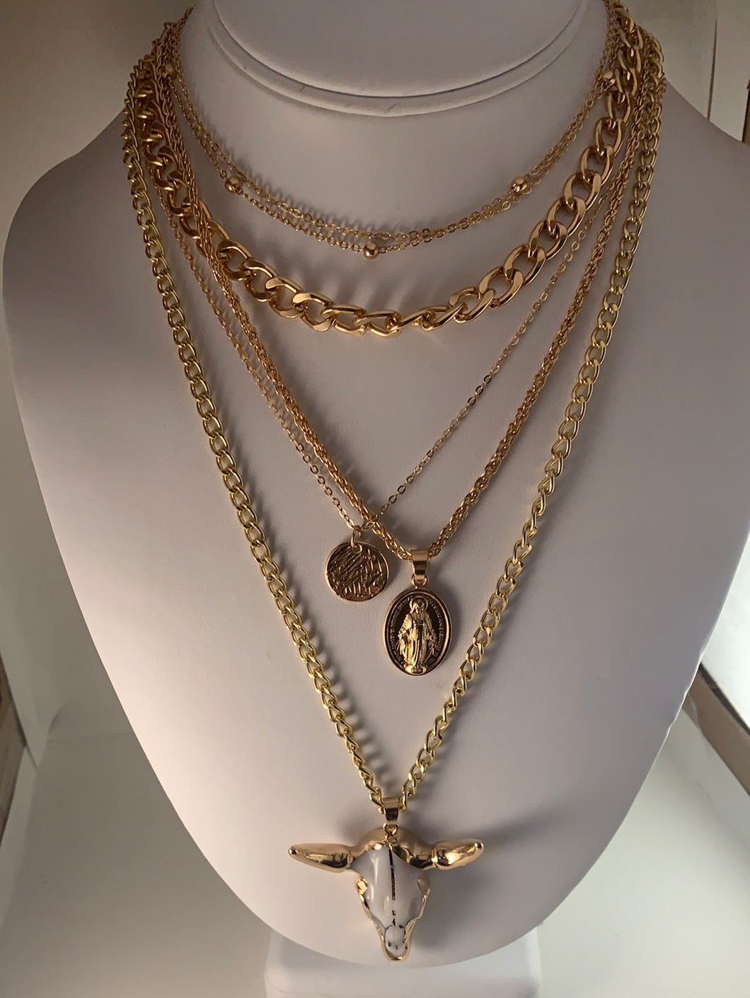 Layered Gold Necklace