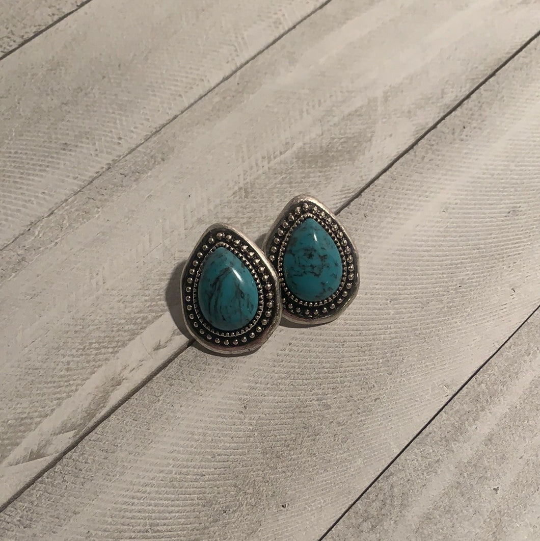 Tear Drop Studs