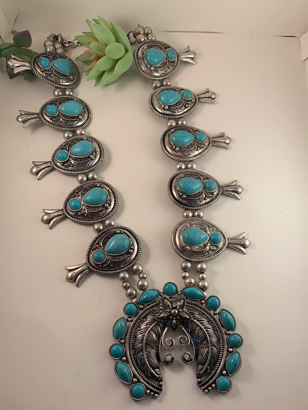 Turquoise Squash Necklace